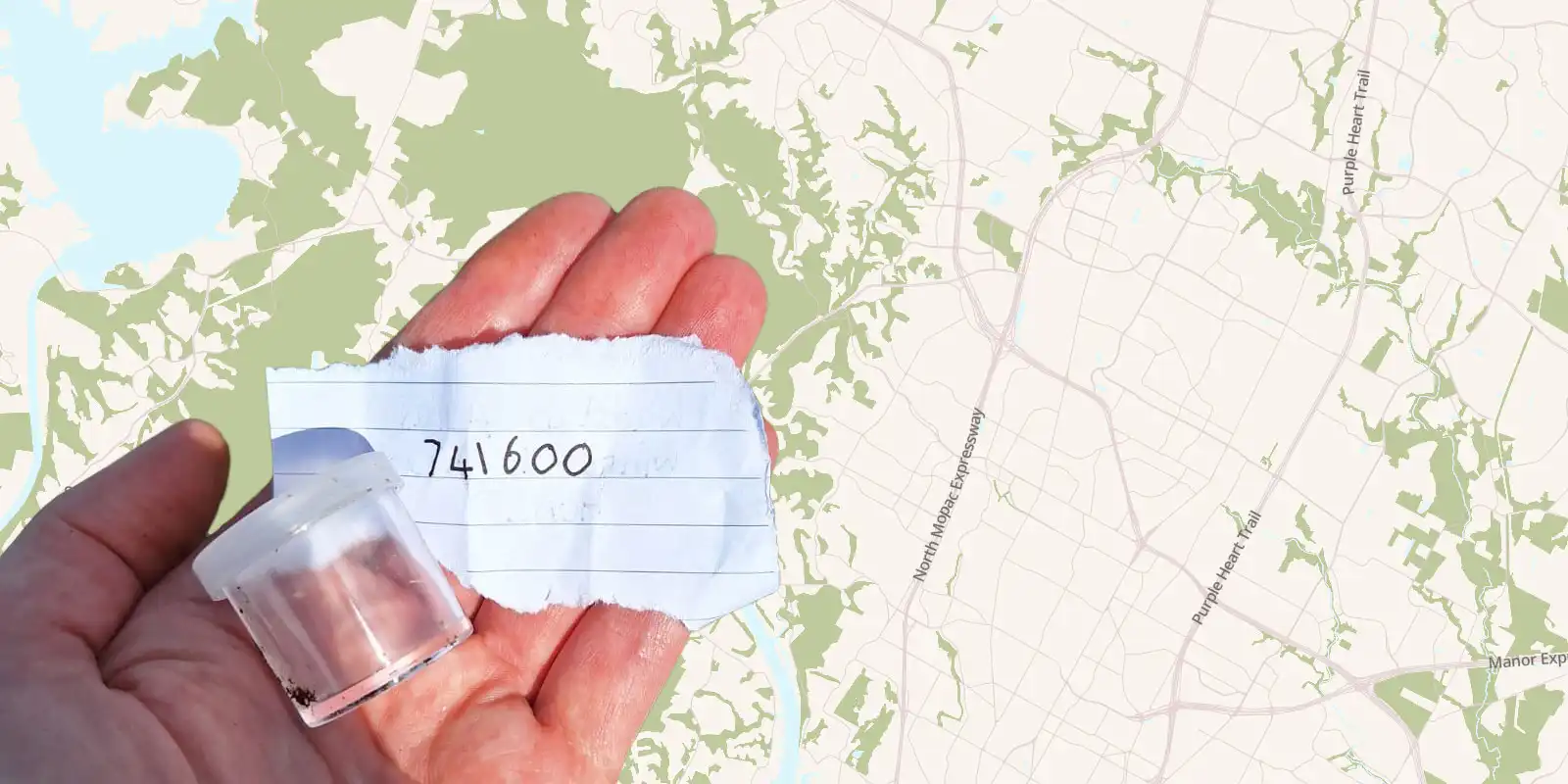 container on map